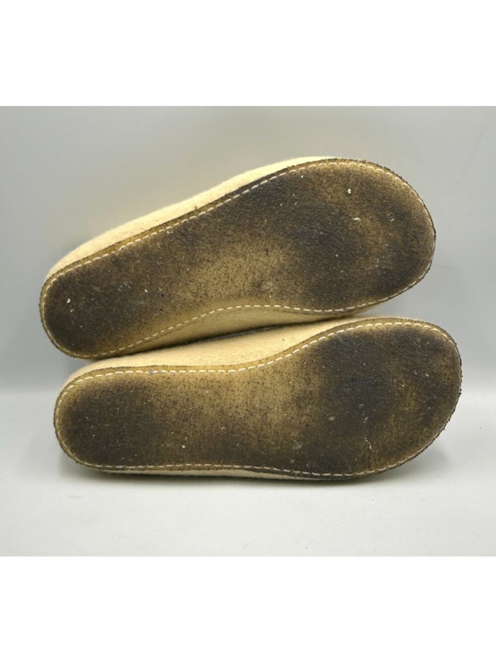 Baabuk Men's Vainilla Wool Felted Mel Slip-On Slippers Size 11 (44) 3298 - Picture 4 of 16